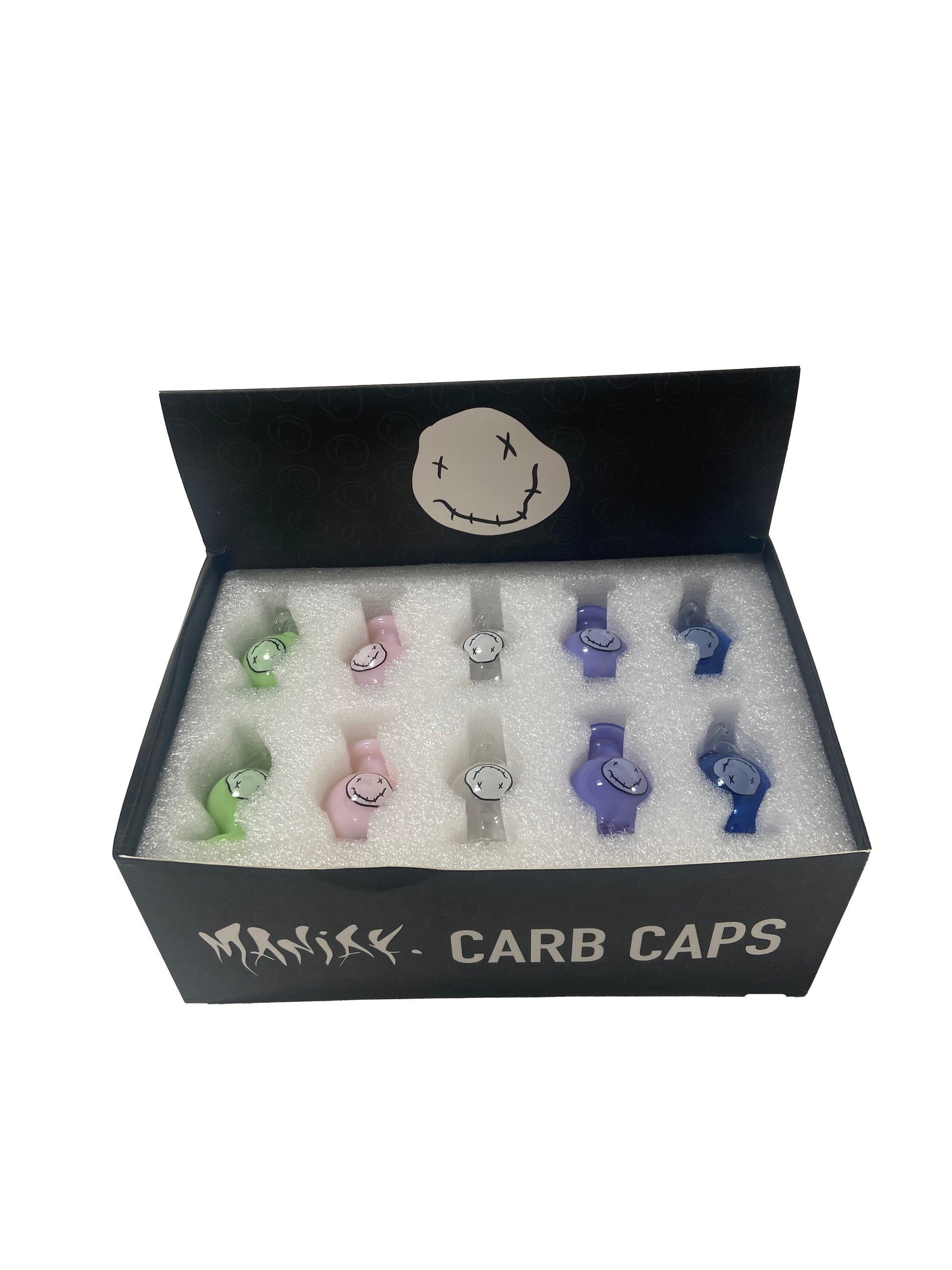 Bubble Carb Caps With Spinner