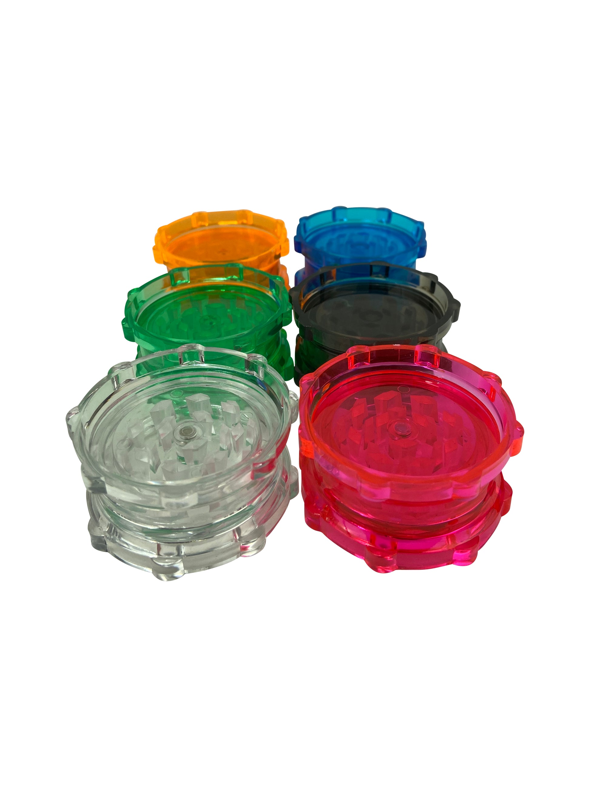 Medium Two Piece Plastic Grinder (12ct Display)