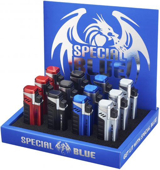 Special Blue 4 Barrel Lighter 12 PCS