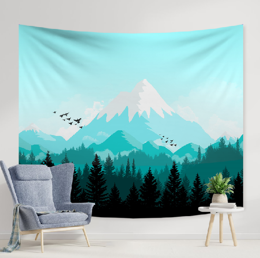Blue Mountain Illustrated - Tapestry