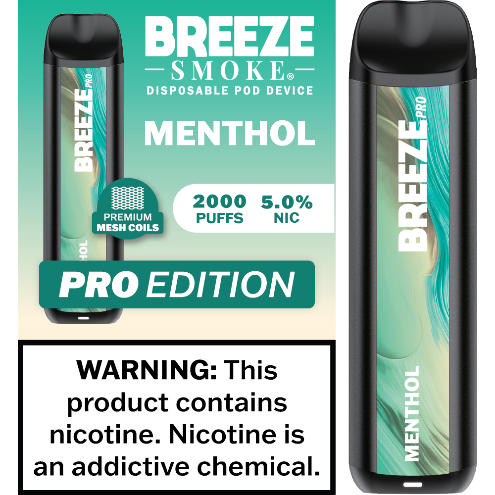 Breeze PRO - Nicotine Disposable - Disposable Nicotine A&I Family Wholesale Breeze PRO - Nicotine Disposable - Disposable Nicotine A&I Family Wholesale