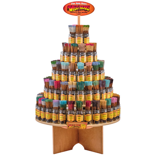 Wild Berry Display - Round Table Incense Display