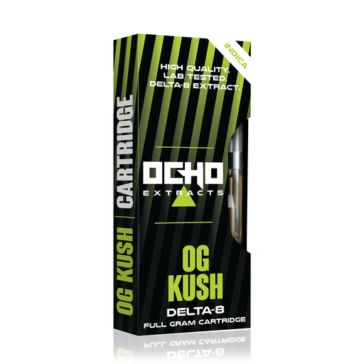 Ocho Extracts Full Gram Delta 8 Cartridges - 10 Pack