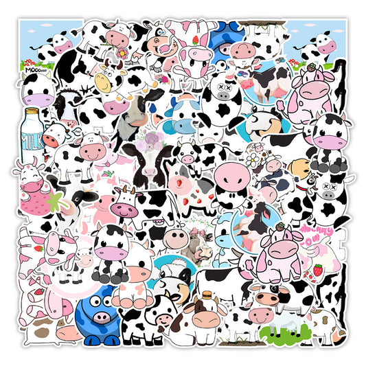 Cow Theme Sticker Pack - 50 Pack