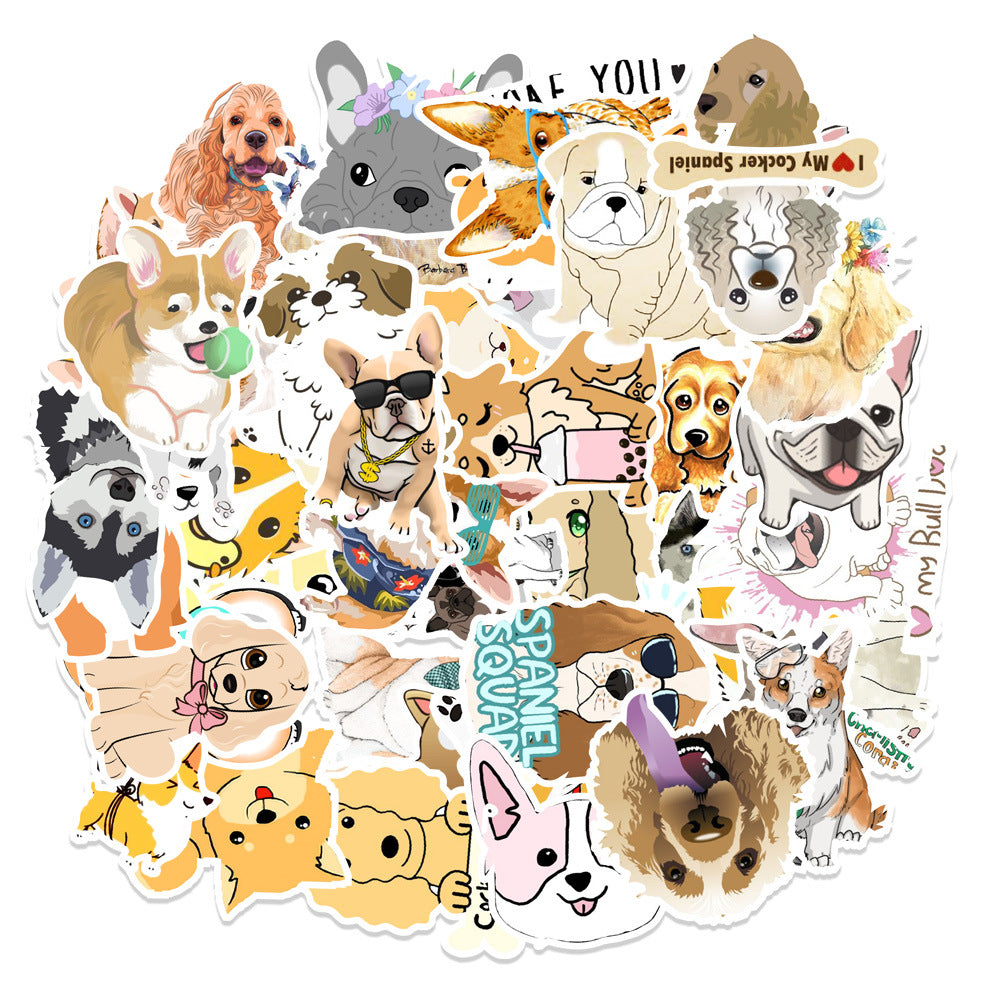 Dog Theme Stickers - 50 Pack