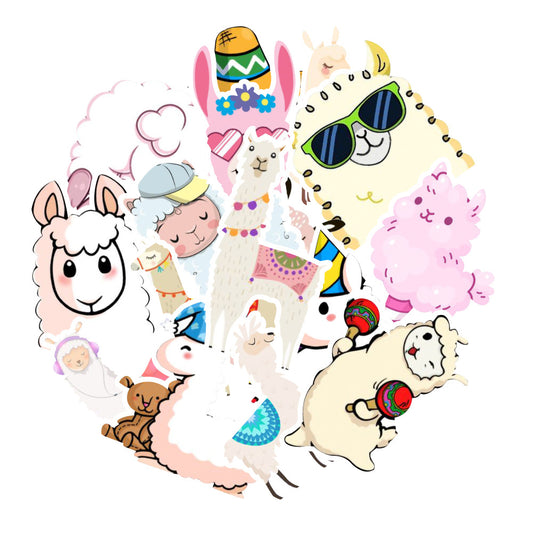 Llama Themed Stickers - ? Pack