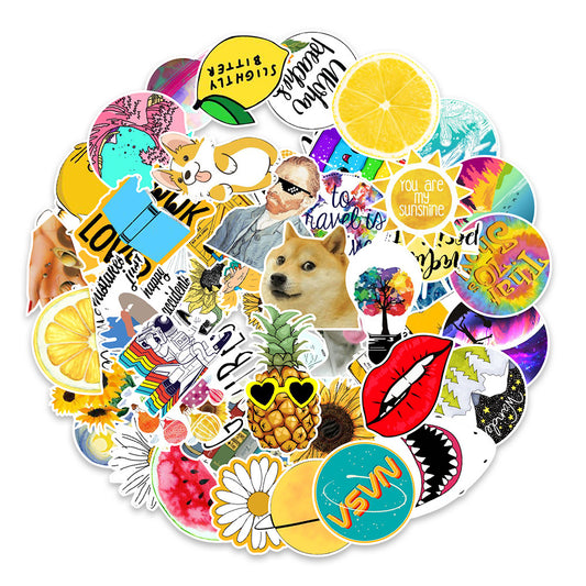 Shibu Themed Stickers - 50 Pack
