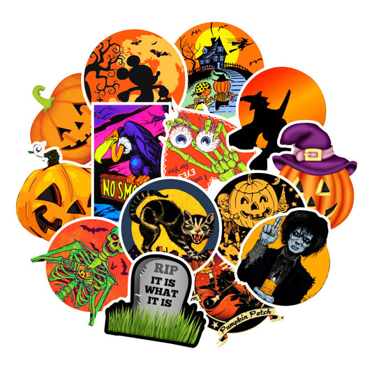 Spookey Themed Stickers - 50 pack