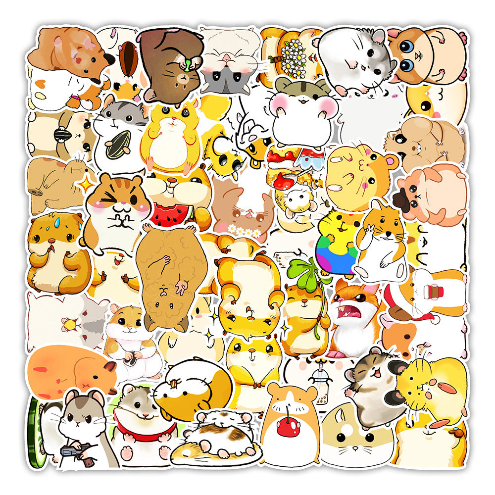 Cute Mice themed Stickers - 50 Pack