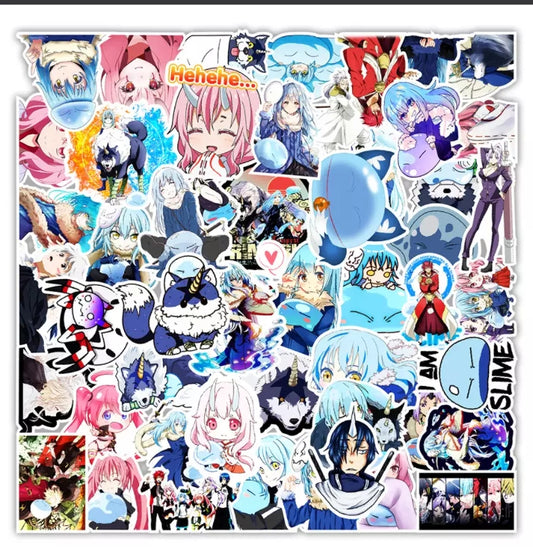 Anime II Themed Stickers - 50 Pack
