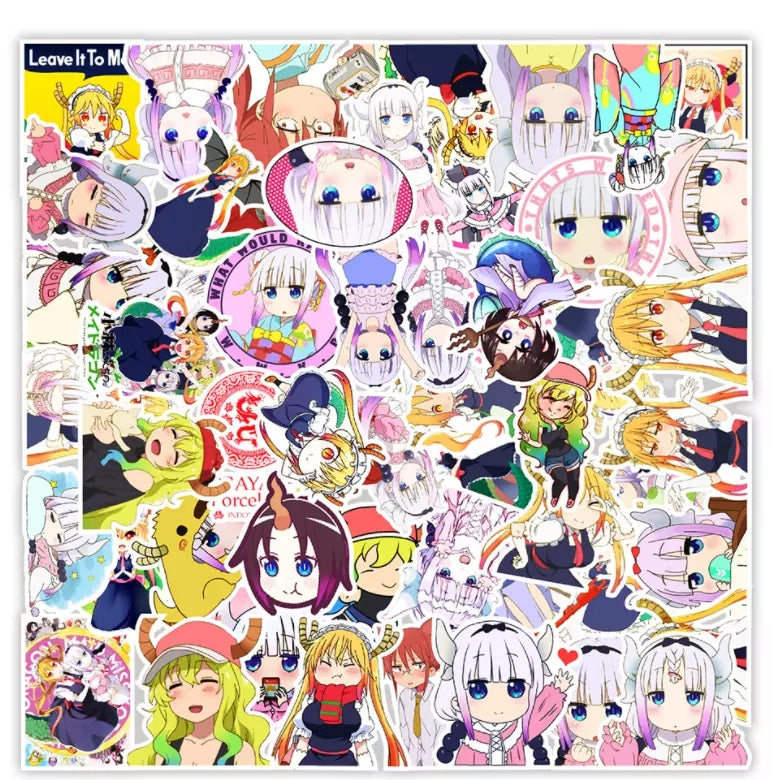 Anime III Themed Stickers - 50 Pack