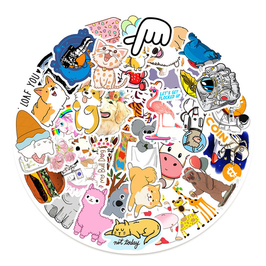 Cute Theme Sticker - 50 PAck