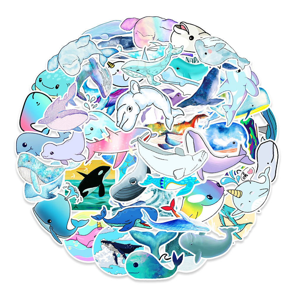 Whale Themed Stickers - 50 pack – A&I Family Wholesale