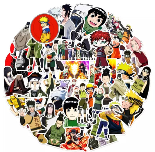 Anime III Themed Stickers - 50 Pack