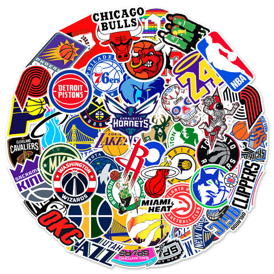Basketball Themed Stickers - 50 pack