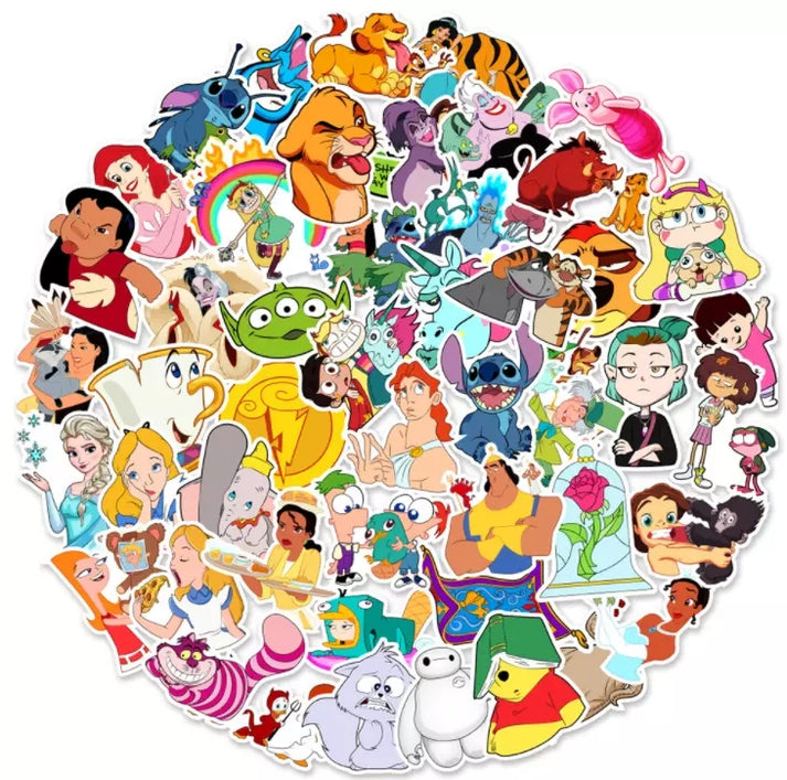 62 Calcomanías De Vinilo Impermeables Para Cantante, Para Botella De Agua, Laptop, Patineta