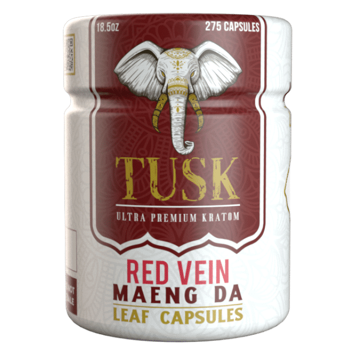 Tusk Red Vein Maeng Da Capsules