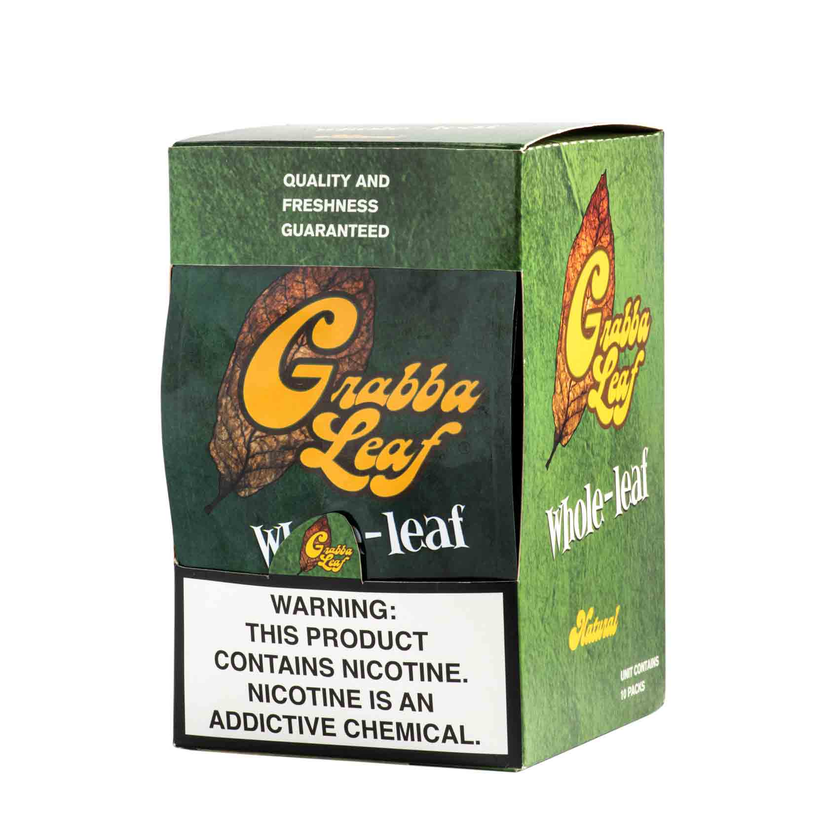 Grabba Leaf Whole-Leaf (10ct Display)