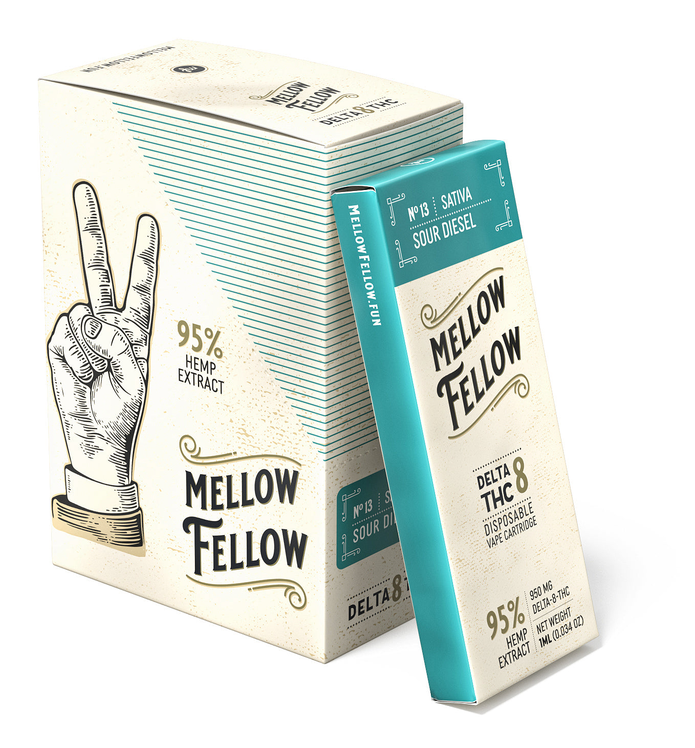 Mellow Fellow Delta 8- 1 mL Disposables