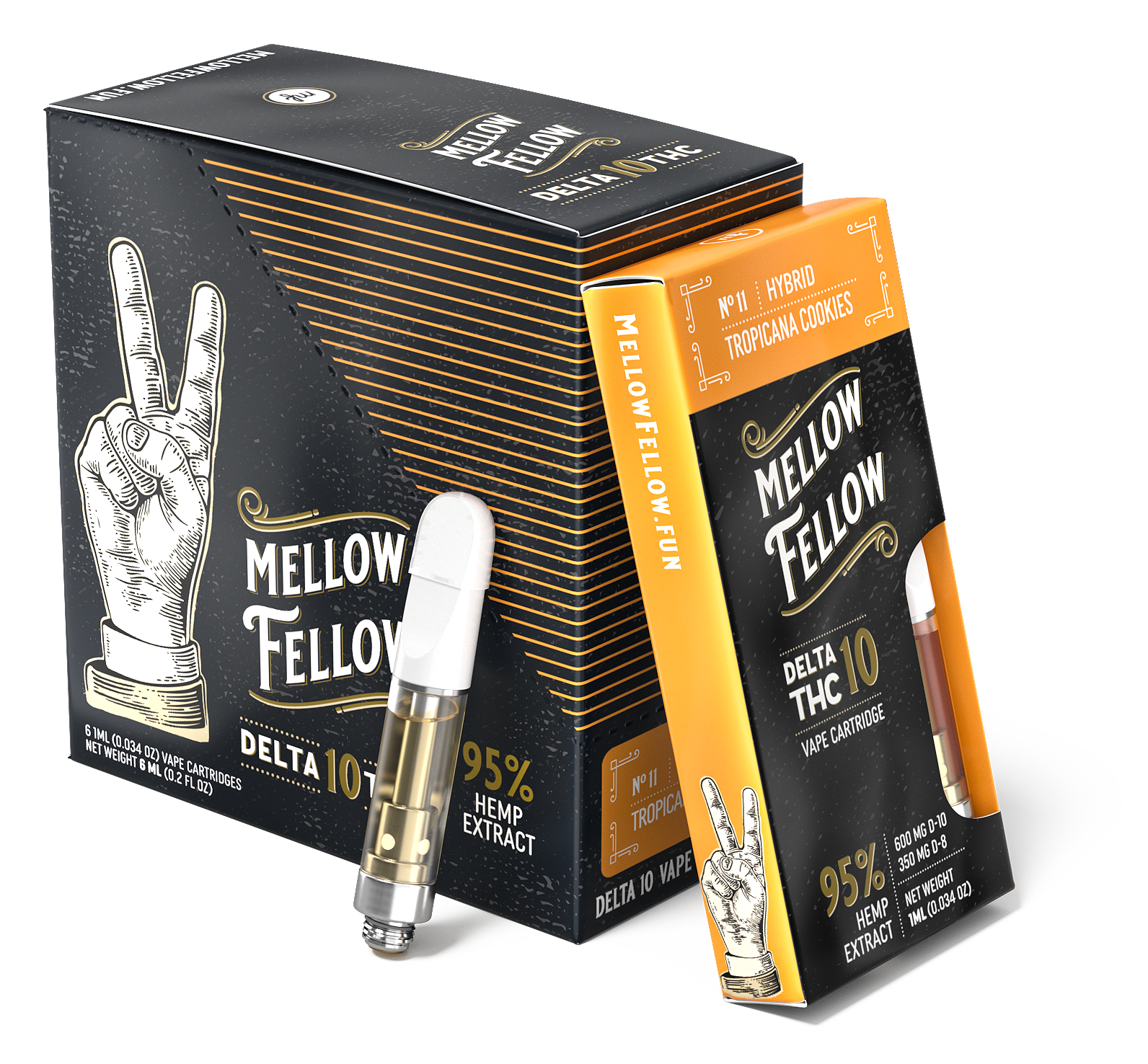 Mellow Fellow Delta 10 - 1 mL Cartridges