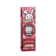 Geek'd Extracts 2.5g D8/PHC/THC-JD Blend Disposables