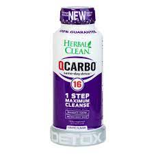 Herbal Clean QCarbo 16oz Same-Day Detox Drink