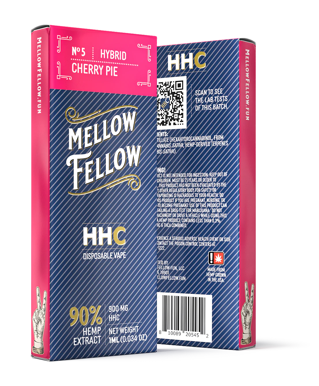Mellow Fellow HHC 1 mL Disposable
