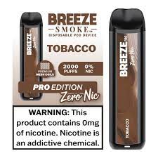 Breeze Pro Zero Nic Disposable Nicotine A&I Family Wholesale Breeze Pro Zero Nic Disposable Nicotine A&I Family Wholesale